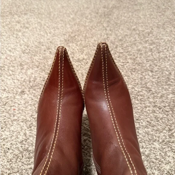 Diba Brown Heeled Boots - Picture 3 of 7